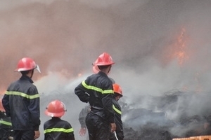 Cháy lớn tại khu công nghiệp Tân Tạo ở TP.HCM