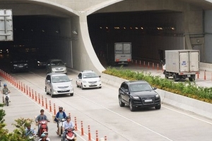 TPHCM: Hơn 1.000 trường hợp vi phạm lưu thông hầm Sông Sài Gòn trong 2 tháng