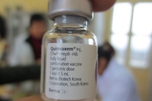 Đồng loạt tiêm lại vắcxin Quinvaxem trong tháng 10