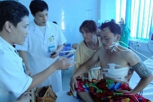 BV Lai Châu cứu sống bệnh nhân bị đâm thủng tim