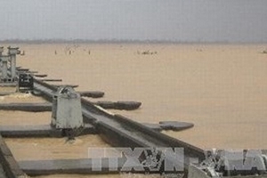 Mưa lũ do áp thấp làm 2 người mất tích ở Quảng Ngãi