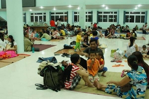 Đã sơ tán hàng trăm nghìn người đến nơi trú ẩn an toàn