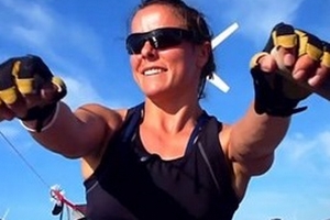 Nữ vận động viên chèo thuyền vượt Đại Tây Dương