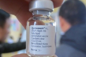 Đã có 53 tỉnh, thành phố tiêm lại vắcxin Quinvaxem