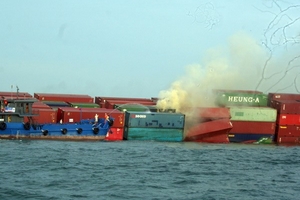 Bắt 6 kẻ trộm tài sản của tàu Heung A Dragon bị chìm