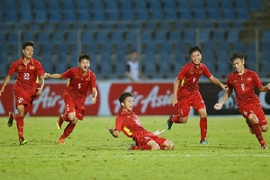 U15 Việt Nam đoạt vé vào chung kết giải U15 Đông Nam Á 2017