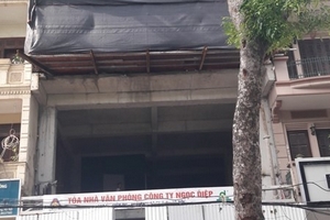 Hà Nội: Công ty Ngọc Diệp xây dựng công trình "khủng" làm nứt nhà dân?