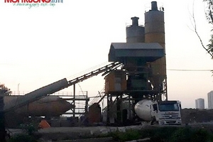 Thanh Trì, Hà Nội: Bất chấp lệnh cấm, bê tông Việt Ý vẫn hoạt động