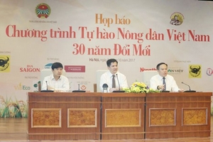 Công bố 63 nông dân Việt Nam xuất sắc năm 2017, 24 Gương mặt 30 năm đổi mới