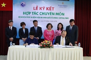 Bệnh viện Từ Dũ ký kết hợp tác với bệnh viện Vinmec Central Park