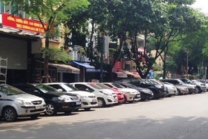 Từ hôm nay, có thể tìm chỗ đỗ xe qua điện thoại di động ở Hà Nội