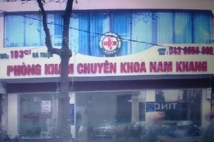 Phát hiện thuốc mang nhãn Trung Quốc chưa được cấp phép tại phòng khám Nam Khang