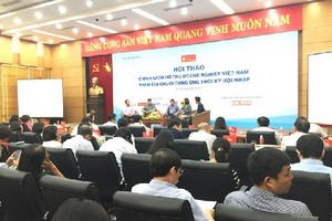 Hội thảo chính sách hỗ trợ doanh nghiệp Việt Nam tham gia chuỗi cung ứng thời kì hội nhập