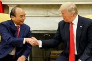 Cuộc hội đàm của Thủ tướng Nguyễn Xuân Phúc và Tổng thống Donald Trump
