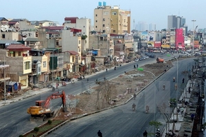 Hà Nội: Gần 7.800 tỷ đồng làm 2,2 km đường Hoàng Cầu - Voi Phục