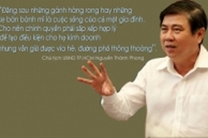 Chủ tịch Nguyễn Thành Phong: ‘Sau gánh hàng rong là cuộc sống của cả gia đình’