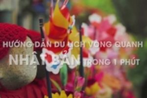 Kỳ thú 60 giây 'bay' vòng quanh xứ hoa anh đào