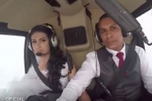 Đi trực thăng tới lễ đường để chú rể bất ngờ, cô dâu gặp tai nạn và tử vong