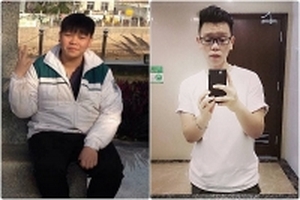 Tập thể hình kèm ăn kiêng, chàng cảnh sát giảm ngoạn mục từ 110kg xuống 75kg