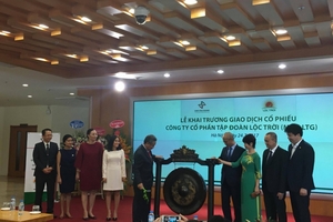 Cổ phiếu Lộc Trời tăng gần 8%, giá cao nhất 72.000 đồng/cp trong phiên đầu giao dịch UPCoM