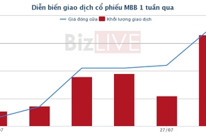 Cổ phiếu nổi bật tuần: Lợi nhuận tăng bất thường, cổ phiếu MBB tăng 65%