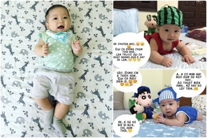 Tuyển tập 'truyện tranh' siêu ngộ nghĩnh ông bố trẻ 8X tự chế khi chụp ảnh cho con