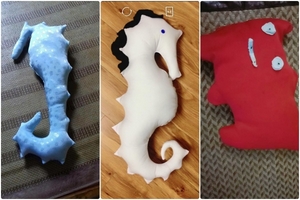 Cười rung người khi nhìn gối cá ngựa 'thảm họa' vì bị... lỗi của các mẹ làm cho con