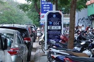 Hà Nội mở rộng iParking tại 4 quận nội thành