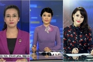 Những 'bóng hồng' một thời trên Thời sự VTV