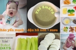 Khỏi lo con biếng ăn với thực đơn ăn dặm 3 in1 của mẹ 9X Hà thành