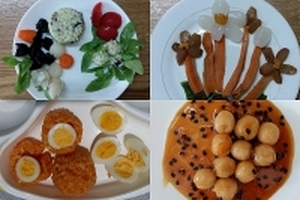 Mẹ khéo nấu đa dạng món ăn dặm, con say sưa thưởng thức từng ngày