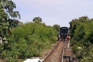 Hai phụ nữ băng qua đường sắt bị tàu hỏa tông tử vong