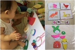 Mẹ là giáo viên mầm non tự làm đồ chơi cho con chẳng tốn mấy đồng