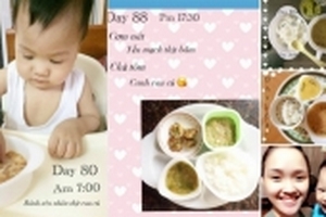 Mẹ 9X chia sẻ bí quyết giúp con ăn cơm ngon lành từ 10 tháng tuổi