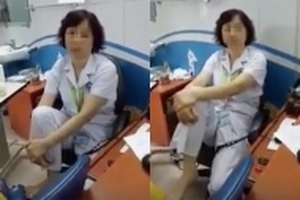 Gác chân lên ghế, nữ tiến sĩ BV Mắt bị tạm dừng chuyên môn