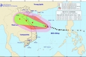 Bão số 10 tăng sức gió lên 150km/h, trưa mai sẽ đổ bộ vào Nghệ An - Quảng Trị