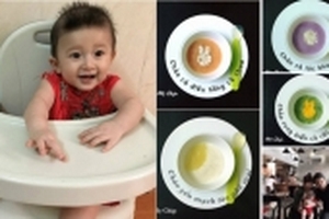 Mẹ đảm 9X chia sẻ thực đơn món cháo ăn dặm thơm ngon và bổ dưỡng