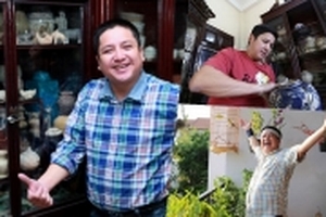 Nhà tập thể đơn sơ đầy ắp đồ cổ của NSƯT Chí Trung