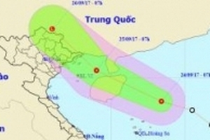 Áp thấp nhiệt đới tăng cấp, hướng Quảng Ninh - Hải Phòng