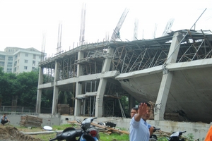 Chủ tịch Hà Nội yêu cầu báo cáo vụ sập dự án trường mầm non Vườn Xanh