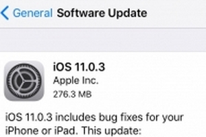 Apple âm thầm cập nhật vá lỗi iOS 11.0.3 cho iPhone, iPad