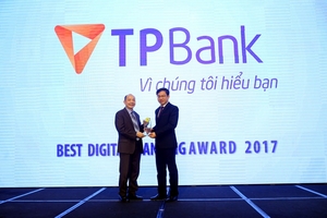 TPBank đạt giải Ngân hàng số xuất sắc nhất 2017