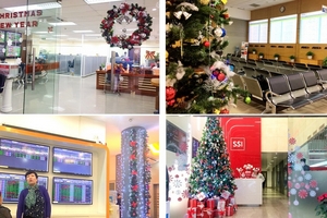 Giáng sinh 2017 muôn màu muôn vẻ tại các sàn chứng khoán