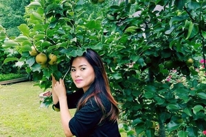 Thêm yêu đời khi ngắm khu vườn đủ thứ cây trái của gia đình người Việt ở Mỹ