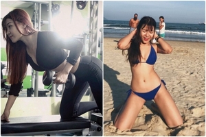 Cô gái sở hữu thân hình nóng bỏng nhờ giảm cân và tập luyện thể thao