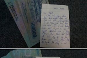 Tên trộm trả tiền cho khổ chủ kèm theo bức tâm thư sau 3 năm