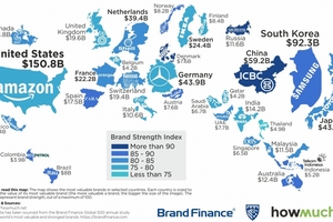 [Infographic] Toàn cảnh giá trị các thương hiệu toàn cầu 2018