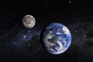 Ảnh Trái Đất và Mặt Trăng từ khoảng cách hơn 60 triệu km