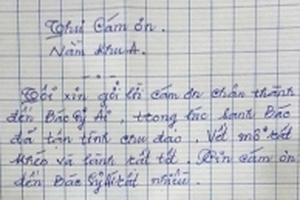 Xúc động những bài thơ, bức thư tri ân bác sĩ ngày Thầy thuốc Việt Nam 27/2