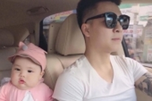 Sau thời gian dài giấu kín, vợ và con gái của Tiến Dũng (The Men) cũng lộ diện